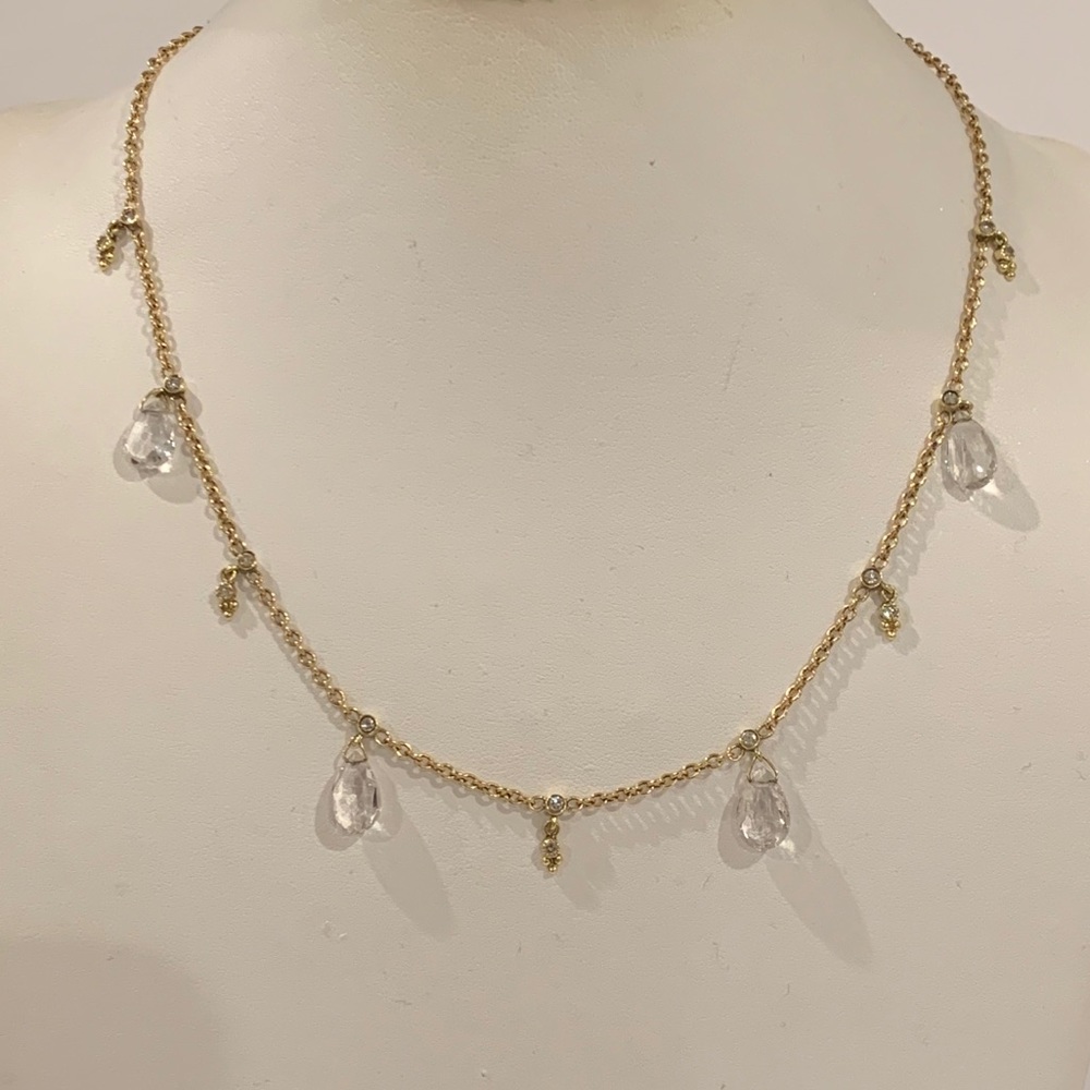 18 karat yellow gold Lauren K necklace